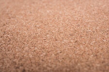 Close up blank cork wooden board background textureの写真素材