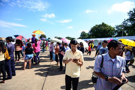 NAKHON RATCHASIMA 27 NOVEMBER :The display of aerobatics shared between the F-16, Gripen and August 1st Aerobatic team on of - China on Novemberber 27, 2015 in Nakhonratchasima Thailand.のeditorial素材