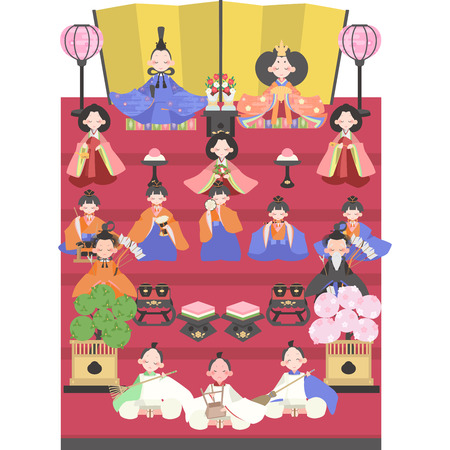Dolls (15 ornament)のイラスト素材