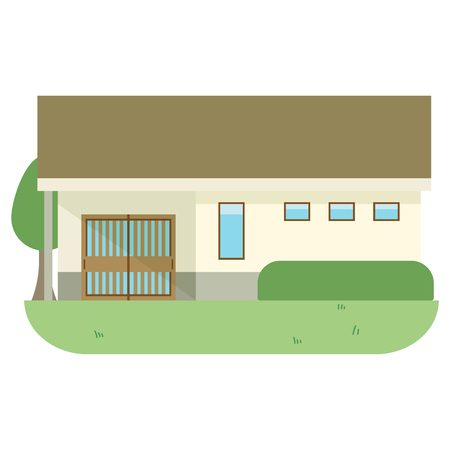 Residential homeのイラスト素材