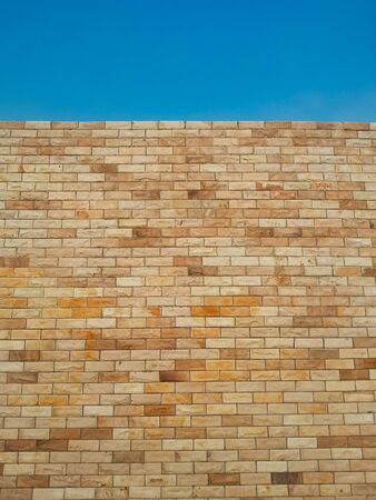 wall and blue sky