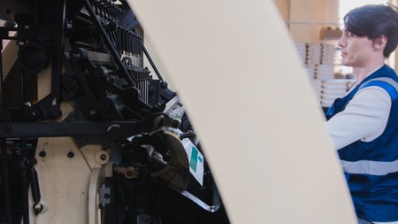 Production process of the journal in the printing house