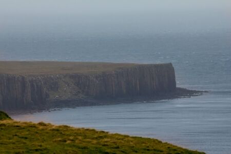 Scottish rock seascape, Isle of Skye, Scotland, UKの写真素材