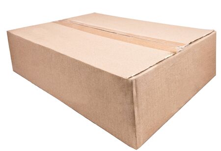 A big carton box - taped