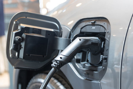A Detailed View of an Electric Cars Fuel Pump
