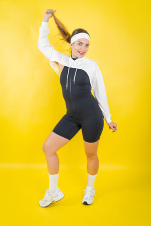Young woman posing in sportswear for an active lifestyle