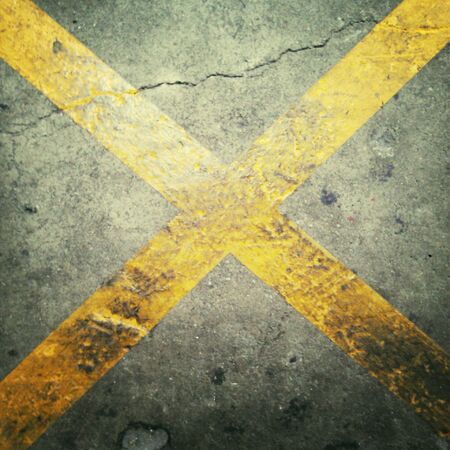 Yellow sign of street backgroundの素材