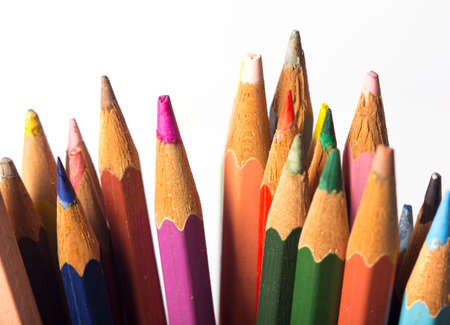 Pastel in a variety of colors.
