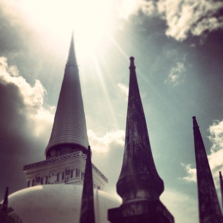Wat Phra Borommathat Chaiya in southern Thailand の素材