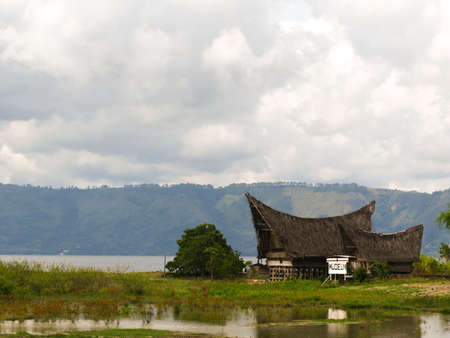Museum at lake Tobaの素材