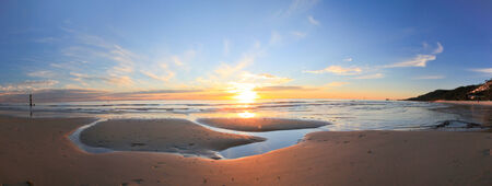 texture on the beach at Tangalooma island, Australiaの写真素材