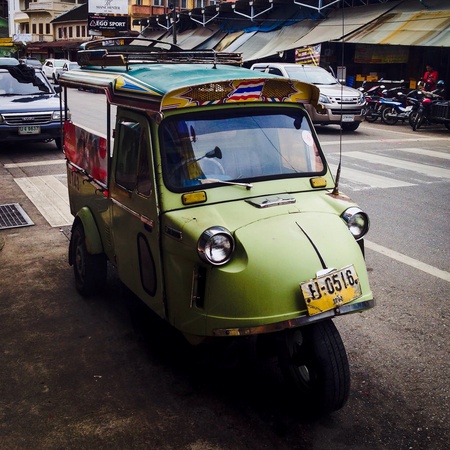 Tuk Tuk in Trang city, Thailand