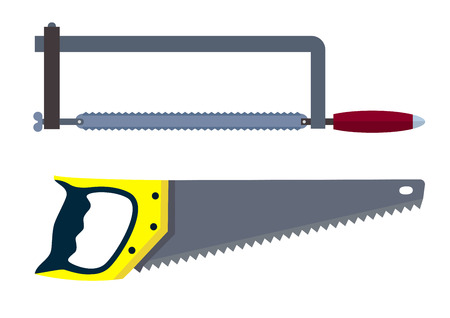 Saw hacksaw instrument.のイラスト素材