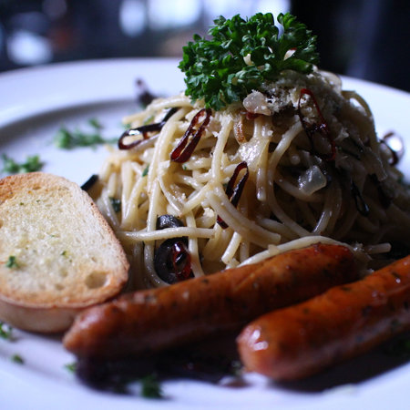 Spaghetti Anchovyの写真素材