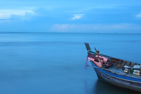 boat and seaの写真素材
