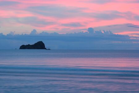 sun rise at the beachの写真素材