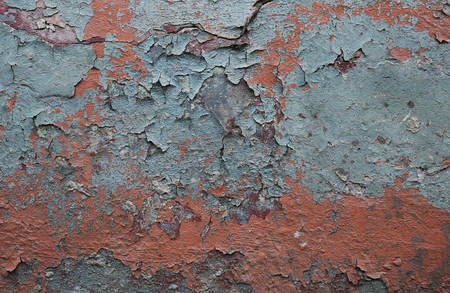 texture of the old shabby painted wallの写真素材