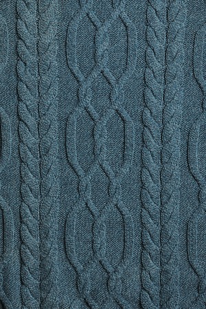 Green knitting texture of sweater