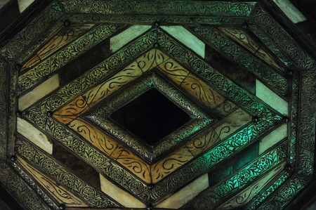 Wooden texture in oriental style backgroundの写真素材