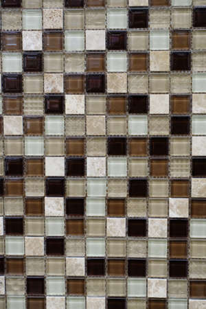 Ceramic wall and floor tiles abstract background. Design geometric mosaic texture.の写真素材