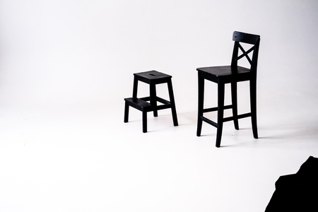 white chairの写真素材