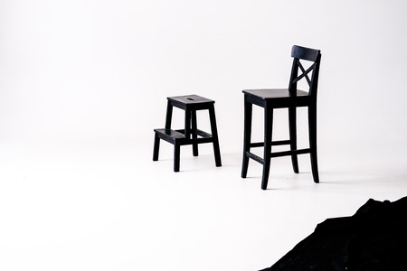 white chairの写真素材