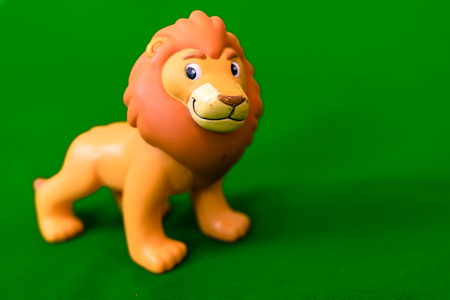 children's green background-tiger and / or lionの写真素材