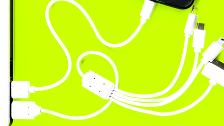 the battery is connectedの写真素材