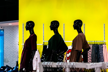 mannequin unusual appearance in clothingの写真素材