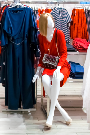 mannequin unusual appearance in clothingの写真素材