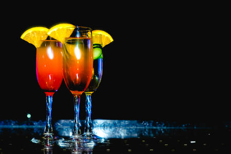 cocktail alcoholic or non-alcoholicの写真素材
