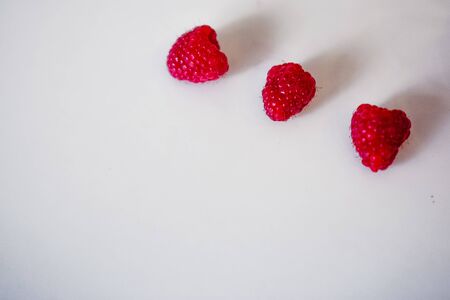 large ripe sweet raspberryの写真素材