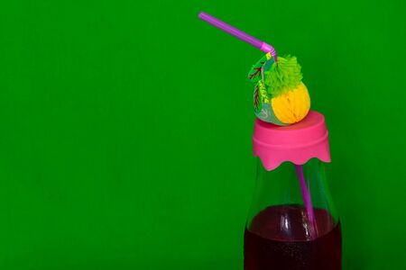 cocktail tubes, chewing candies and cocktailの写真素材