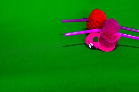 cocktail tubes, chewing candies and cocktailの写真素材