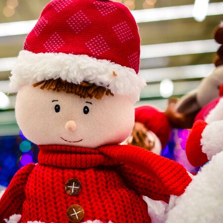 various decorations and toys for Christmas tree decoration and Christmas and new year celebrationの写真素材