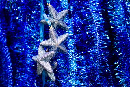 various decorations and toys for Christmas tree decoration and Christmas and new year celebrationの写真素材