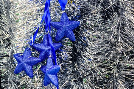 various decorations and toys for Christmas tree decoration and Christmas and new year celebrationの写真素材