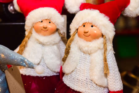 children's toys of New Year's theme for interior decorationの写真素材