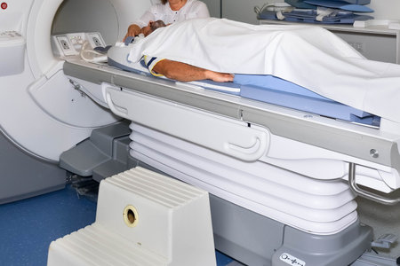 magnetic resonance imaging and examination of patients on it