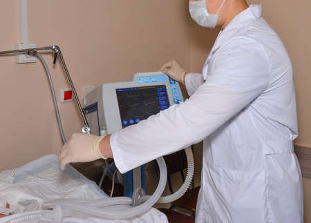 medical staff, doctor or nurse, does her jobの写真素材