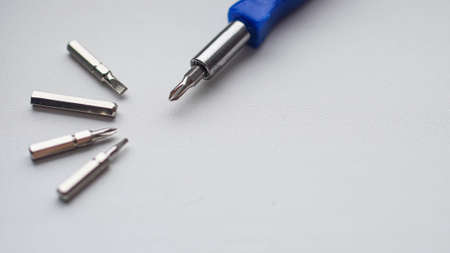 screwdrivers and other tools for the repair of household and electronic appliancesの写真素材
