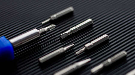 screwdrivers and other tools for the repair of household and electronic appliancesの写真素材