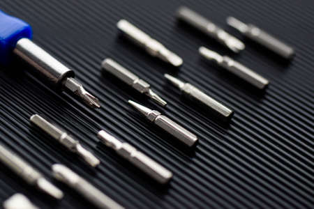 screwdrivers and other tools for the repair of household and electronic appliancesの写真素材