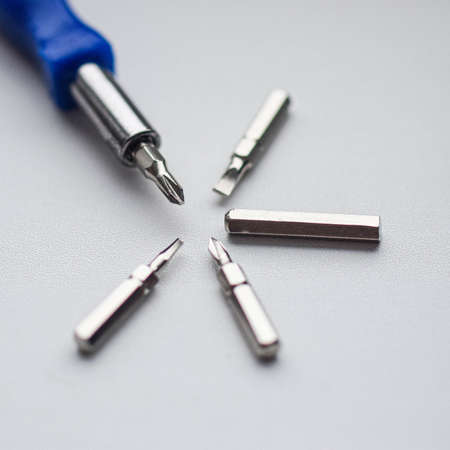 screwdrivers and other tools for the repair of household and electronic appliancesの写真素材