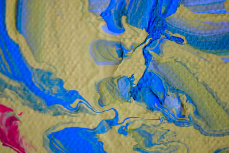abstract painting, fragment, picture painted by the author of the photo