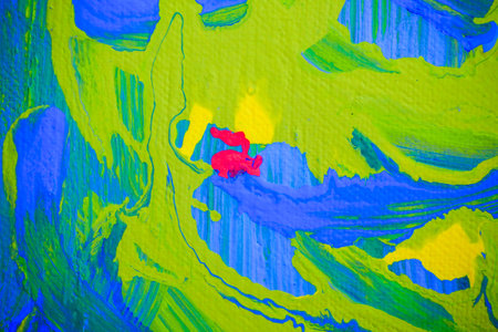 abstract painting, fragment, picture painted by the author of the photoの写真素材