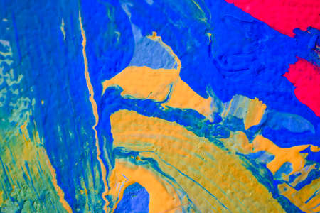 abstract painting, fragment, picture painted by the author of the photoの写真素材
