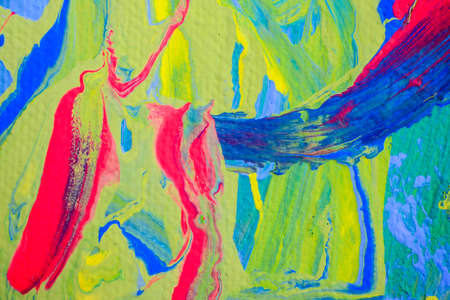 abstract painting, fragment, picture painted by the author of the photo