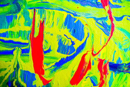 abstract painting, fragment, picture painted by the author of the photo