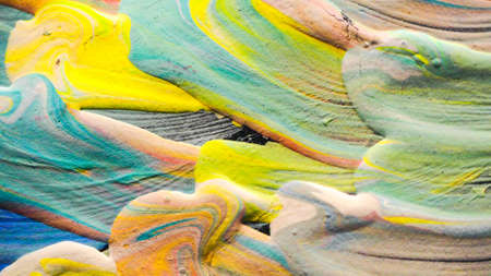 fragment of an abstract painting drawn by the author of photographs